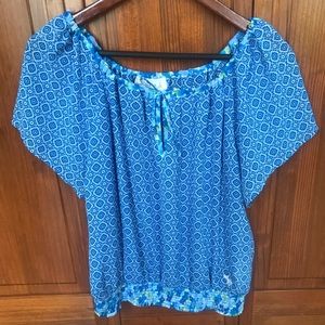 Abercrombie Short Sleeve Blouse